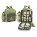 Hamptons Picnic Backpack Cooler for Four